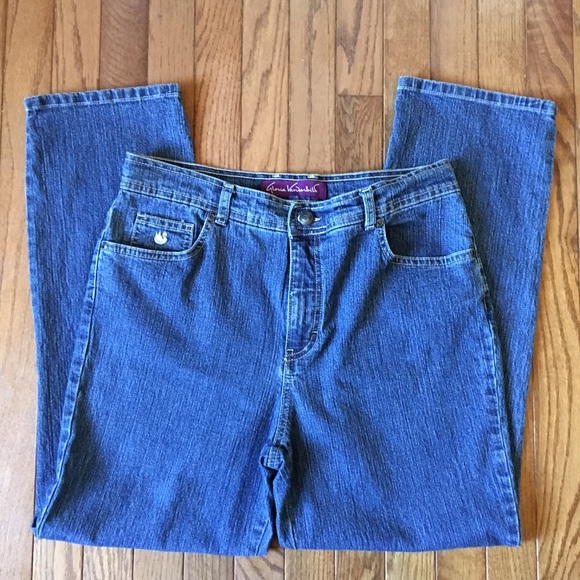 Denim Blue Jeans 12P Petite Gloria Vanderbilt - Picture 1 of 5
